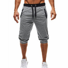 Load image into Gallery viewer, Men&#39;S Contrast Color Design Casual Cropped Sweatpants