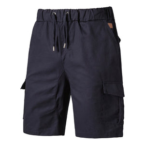 Men'S Cotton Casual Workwear Multi-Pocket Shorts