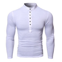 Load image into Gallery viewer, Men&#39;S Fake Two-Piece V-Neck Casual Long-Sleeved T-Shirt