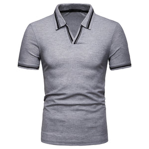 Summer Men'S V-Neck Loose Short Sleeve T-Shirt