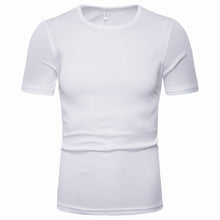 Load image into Gallery viewer, Men&#39;S Solid Color Round Neck Casual T-Shirt