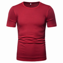 Load image into Gallery viewer, Men&#39;S Solid Color Round Neck Casual T-Shirt