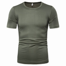 Load image into Gallery viewer, Men&#39;S Solid Color Round Neck Casual T-Shirt