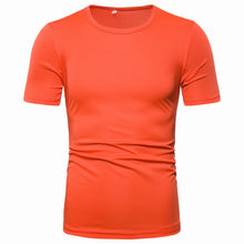 Load image into Gallery viewer, Men&#39;S Solid Color Round Neck Casual T-Shirt