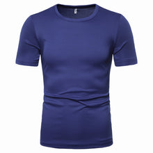 Load image into Gallery viewer, Men&#39;S Solid Color Round Neck Casual T-Shirt