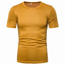 Load image into Gallery viewer, Men&#39;S Solid Color Round Neck Casual T-Shirt