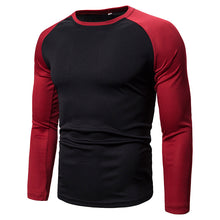 Load image into Gallery viewer, Men&#39;S Casual Long Sleeve Stitching Round Neck T-Shirt