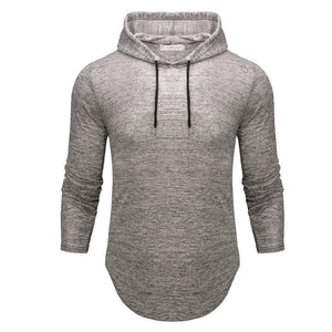 Men'S Fashion Casual Hooded Long Sleeve T-Shirt