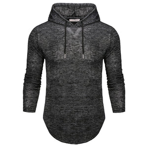 Men'S Fashion Casual Hooded Long Sleeve T-Shirt