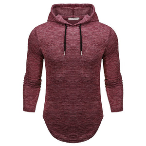 Men'S Fashion Casual Hooded Long Sleeve T-Shirt