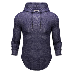 Men'S Fashion Casual Hooded Long Sleeve T-Shirt