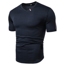 Load image into Gallery viewer, Men&#39;S Stitching Casual Sports Short-Sleeved T-Shirt