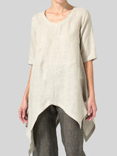 Load image into Gallery viewer, Simple Design Irregular Hem Women'S Top