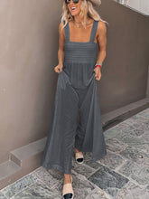 Load image into Gallery viewer, Women Plain Elastic High Waist Jumpsuit
