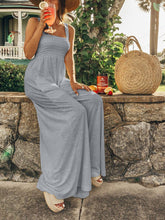 Load image into Gallery viewer, Women Plain Elastic High Waist Jumpsuit