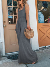 Load image into Gallery viewer, Women Plain Elastic High Waist Jumpsuit