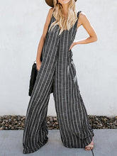 Load image into Gallery viewer, Women Elegant Striped Print Jumpsuit