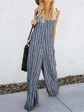Load image into Gallery viewer, Women Elegant Striped Print Jumpsuit