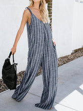 Load image into Gallery viewer, Women Elegant Striped Print Jumpsuit