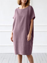 Load image into Gallery viewer, Casual Loose Women&#39;S Short Sleeve Dress