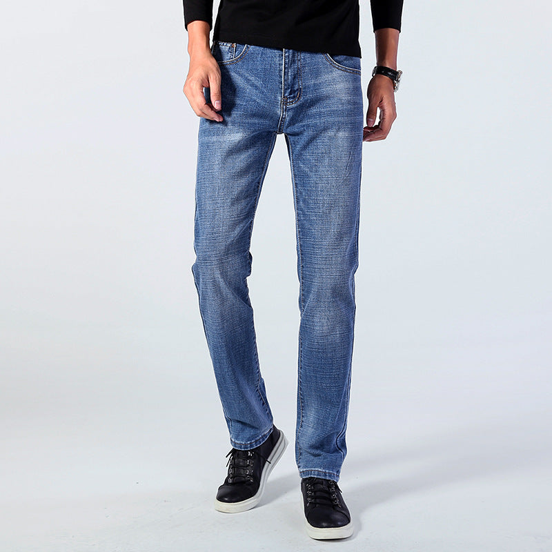 Men'S Fashion Casual Straight-Leg Jeans