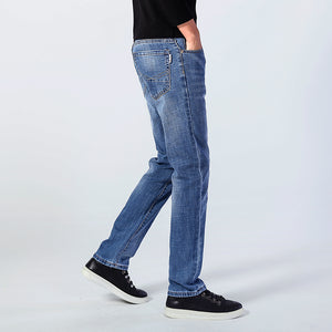 Men'S Fashion Casual Straight-Leg Jeans