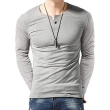 Load image into Gallery viewer, Men&#39;S Casual Round Neck Slim Long Sleeve T-Shirt