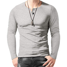 Load image into Gallery viewer, Men&#39;S Casual Round Neck Slim Long Sleeve T-Shirt