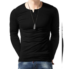 Load image into Gallery viewer, Men&#39;S Casual Round Neck Slim Long Sleeve T-Shirt