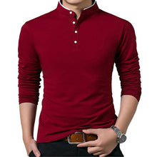 Load image into Gallery viewer, Men&#39;S Casual Solid Color Long Sleeve T-Shirt