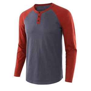 Men'S Casual Loose Long Sleeve T-Shirt