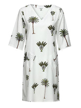 Load image into Gallery viewer, Summer Leaf Print Loose Women&#39;S Dress