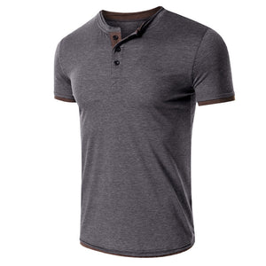 Men'S Spring And Summer Round Neck Short Sleeve T-Shirt