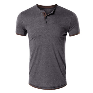 Men'S Spring And Summer Round Neck Short Sleeve T-Shirt