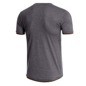 Men'S Spring And Summer Round Neck Short Sleeve T-Shirt