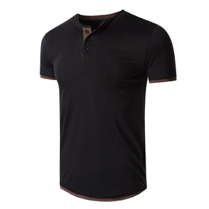 Men'S Spring And Summer Round Neck Short Sleeve T-Shirt