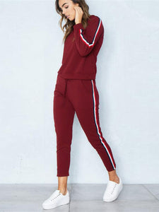 Casual Fashion Round Neck Sports Women'S Two-Piece Suit