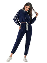 Load image into Gallery viewer, Fashion Casual Hooded Trendy Loose Sports Suit