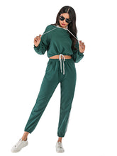 Load image into Gallery viewer, Fashion Casual Hooded Trendy Loose Sports Suit