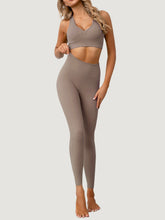 Load image into Gallery viewer, Pure Color Sexy Yoga Wear Sports Suit