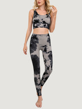 Load image into Gallery viewer, Quick-Drying Tie-Dye Yoga Sports Bra Pants Suit