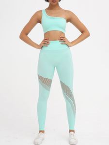 Pure Color Vest Pants Sports Yoga Fitness Suit