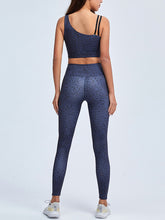 Load image into Gallery viewer, One-Shoulder Bra Trousers Sports Fitness Yoga Suit