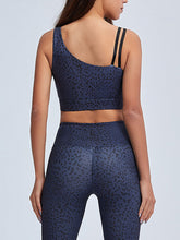 Load image into Gallery viewer, One-Shoulder Bra Trousers Sports Fitness Yoga Suit