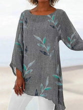 Load image into Gallery viewer, Women's Crew Neck Printed Boho Shirts Casual Tops