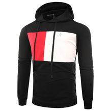 Load image into Gallery viewer, Men&#39;S Youth Casual Color Matching Hooded Long-Sleeved T-Shirt