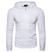 Load image into Gallery viewer, Men&#39;S Casual Solid Color Slim-Fit Hooded Long-Sleeved Sports T-Shirt