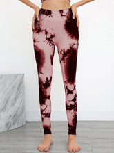 Load image into Gallery viewer, Tie-dye Seamless Knitted Slim Fit Yoga Pants for Women