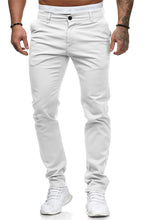 Load image into Gallery viewer, Men&#39;S Slim Youth Solid Color Casual Trousers