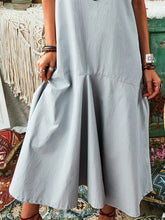 Load image into Gallery viewer, Bohemian Solid Color Casual Loose Sling Dress